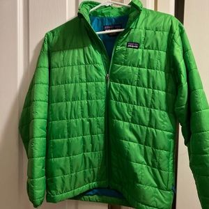 Green Patagonia jacket